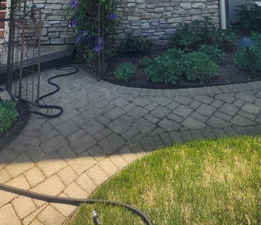 Pressure washing service